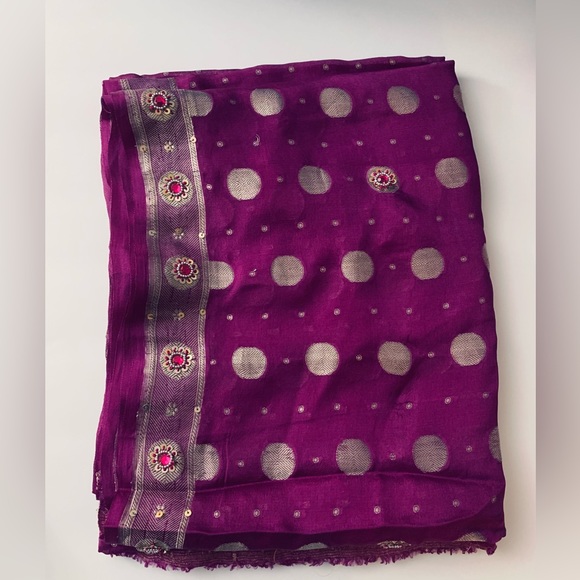 🌺 SALE $95 🌺 2 - NEW 3-Piece Unstitched Indian Suit - Picture 3 of 6